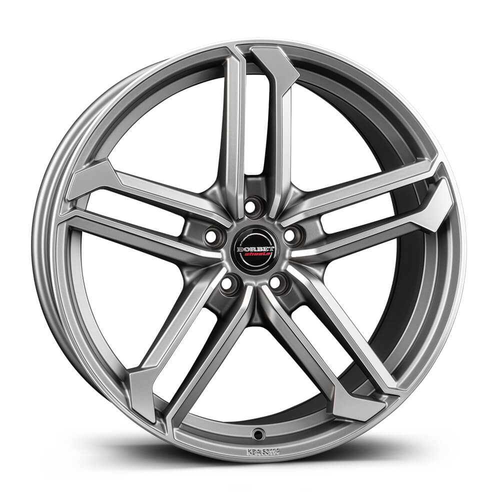 Borbet ATX - Graphite Polished Matt alloy wheel