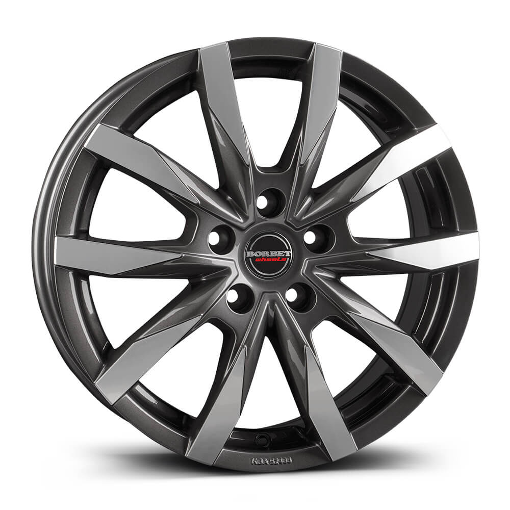 Borbet CW5 - Mistral Anthracite Glossy alloy wheel