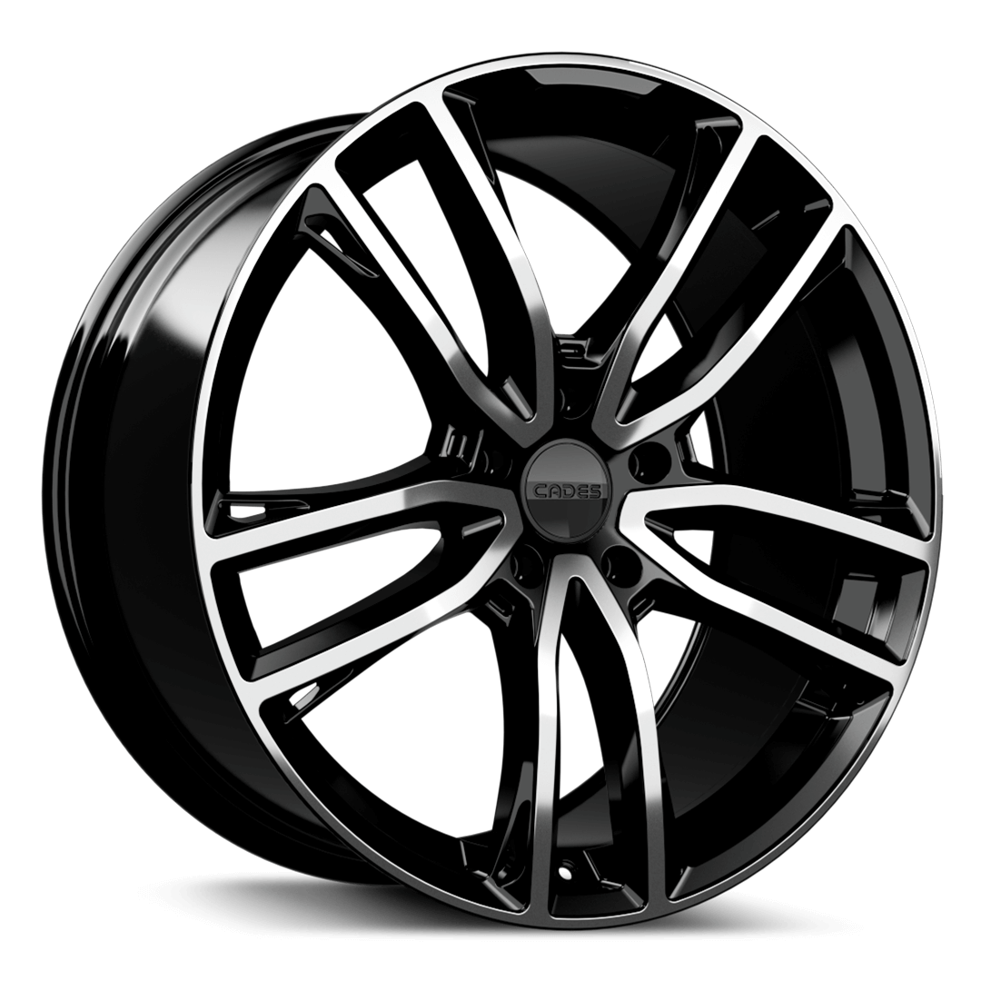 Cades Wheels Helious Alloy Wheel 22" x 10" ET36 Black Polish