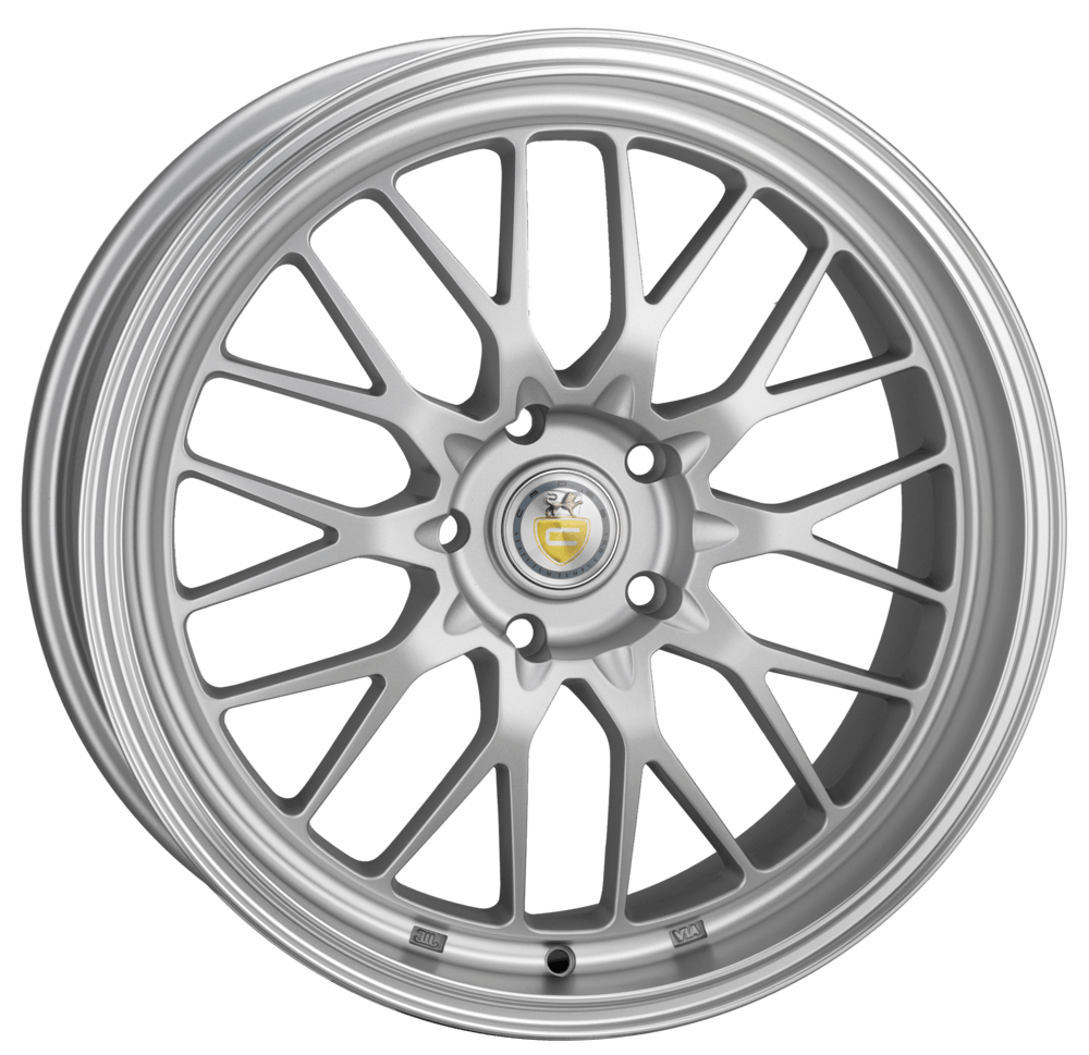 CADES Tyrus - Matt Silver Polish alloy wheel