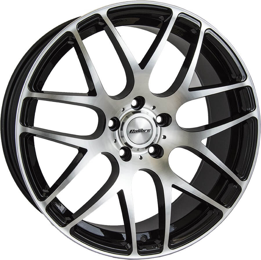 Calibre Exile-R Black /polished Alloy Wheels