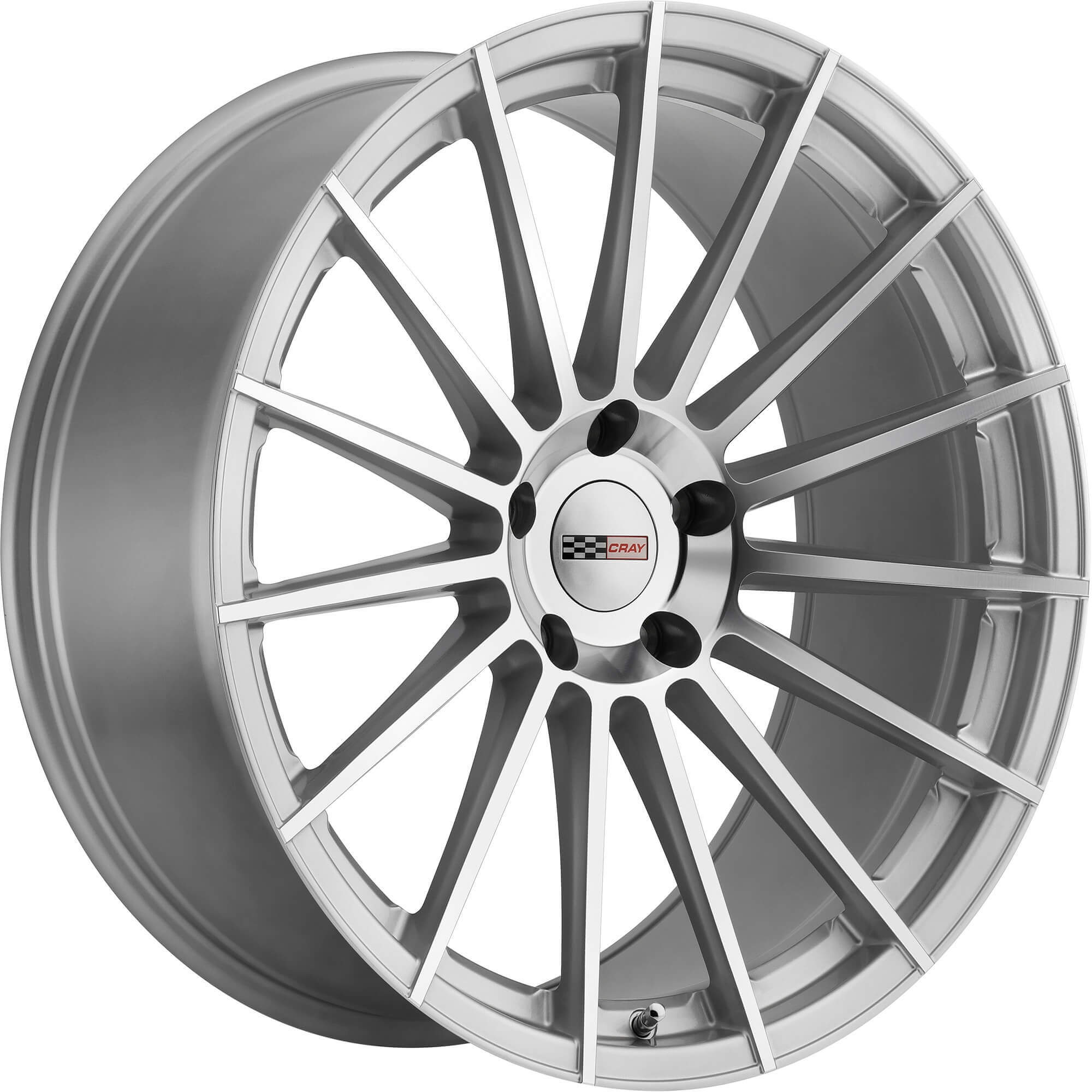CRAY MAKO - Silver W/ Mirror Cut Face alloy wheel