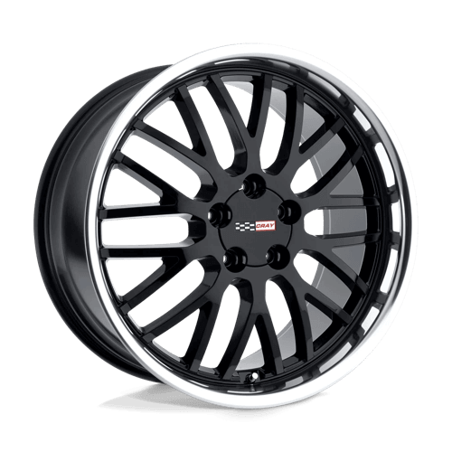 CRAY MANTA Gloss Black W/ Mirror Cut Lip Alloy Wheels