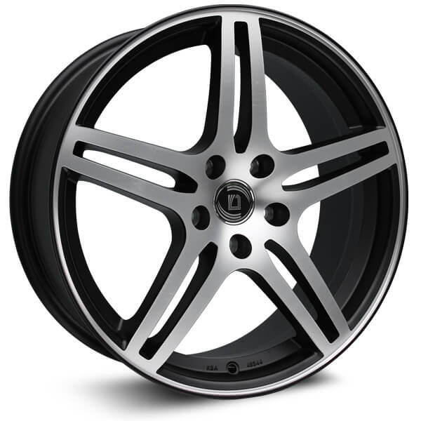 Diewe Wheels Chinque - Black Machined alloy wheel