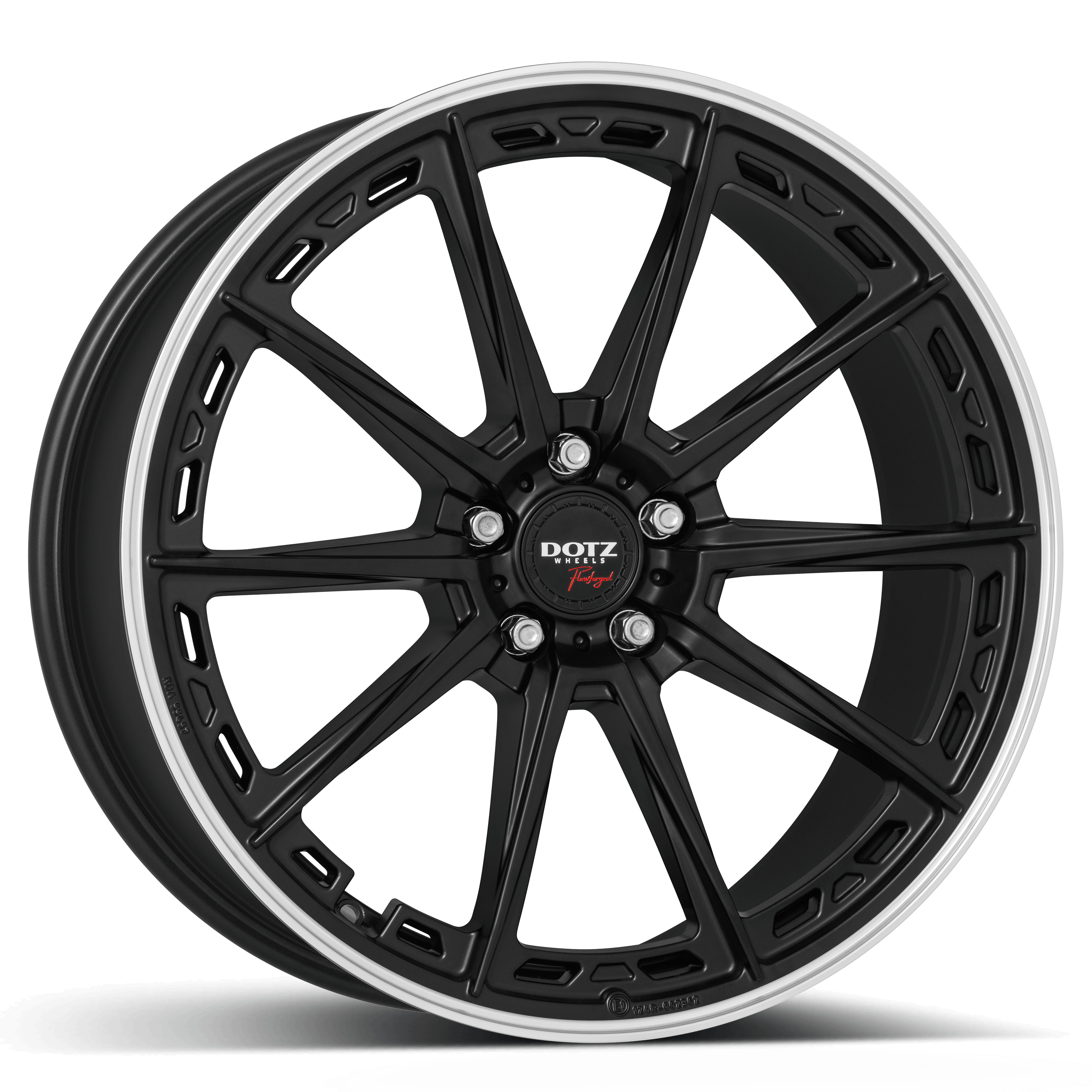 Dotz Sonoma dark - Black / Polished Lip alloy wheel