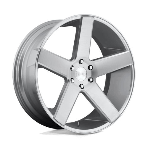 DUB 1PC S218 BALLER - Gloss Silver Brushed alloy wheel