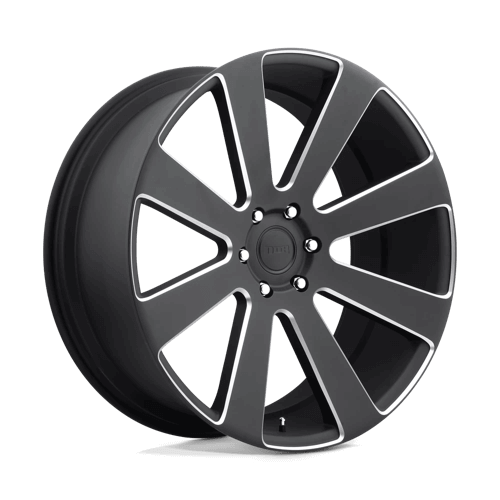 DUB 1PC S187 8-BALL - Matte Black Milled alloy wheel