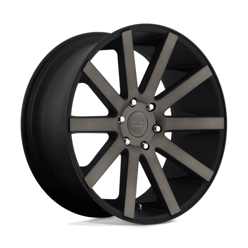 DUB 1PC S121 SHOT CALLA - Matte Black Double Dark Tint alloy wheel