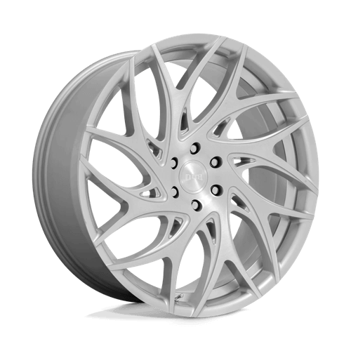 DUB 1PC S261 G.O.A.T. - Silver Brushed Face alloy wheel