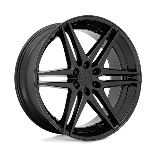 DUB 1PC S268 DIRTY DOG - All Glossy Black alloy wheel