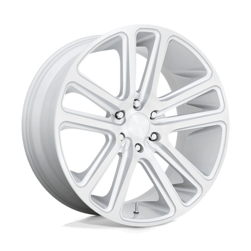 DUB 1PC S257 FLEX - Gloss Silver Brushed Face alloy wheel