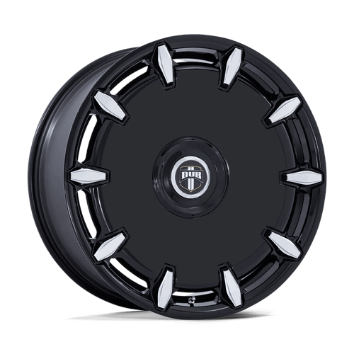 DUB 1PC DC271 CHEEF - Gloss Black Milled alloy wheel