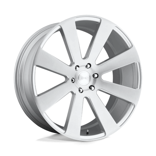 DUB 1PC S213 8-BALL - Gloss Silver Brushed alloy wheel