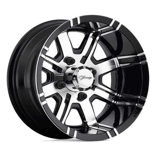 Fairway Alloys FA119 AGGRESSOR - Machined Gloss Black alloy wheel