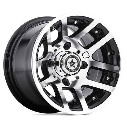 Fairway Alloys FA121 ILLUSION - Machined Gloss Black alloy wheel