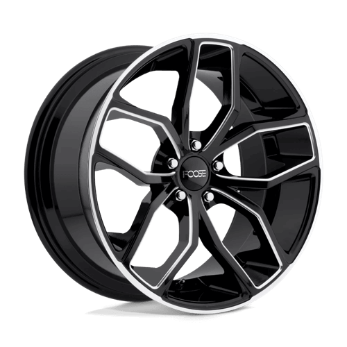 Foose 1PC F150 OUTCAST - Gloss Black Milled alloy wheel
