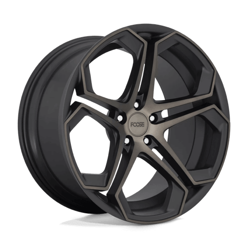Foose 1PC F168 IMPALA - Matte Machined Double Dark Tint alloy wheel