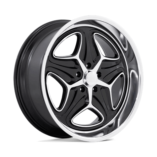 Foose 1PC F171 MERLOT - Gloss Black Machined alloy wheel