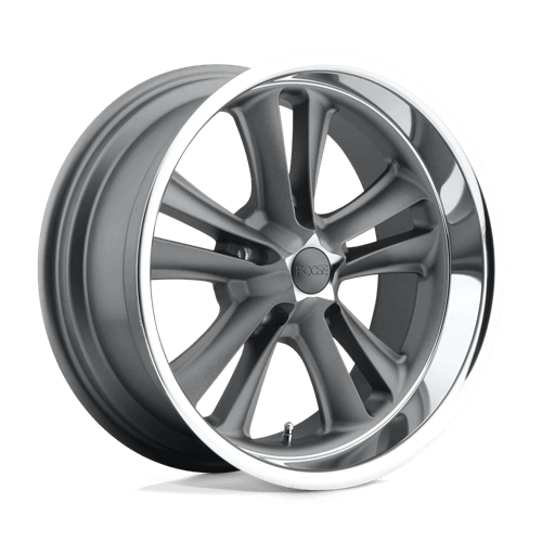 Foose 1PC F099 KNUCKLE - Matte Gun Metal Machined alloy wheel