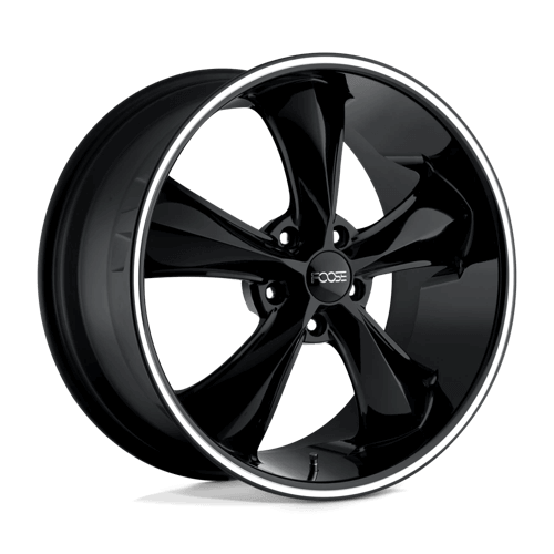 Foose 1PC F104 LEGEND - Gloss Black Milled alloy wheel