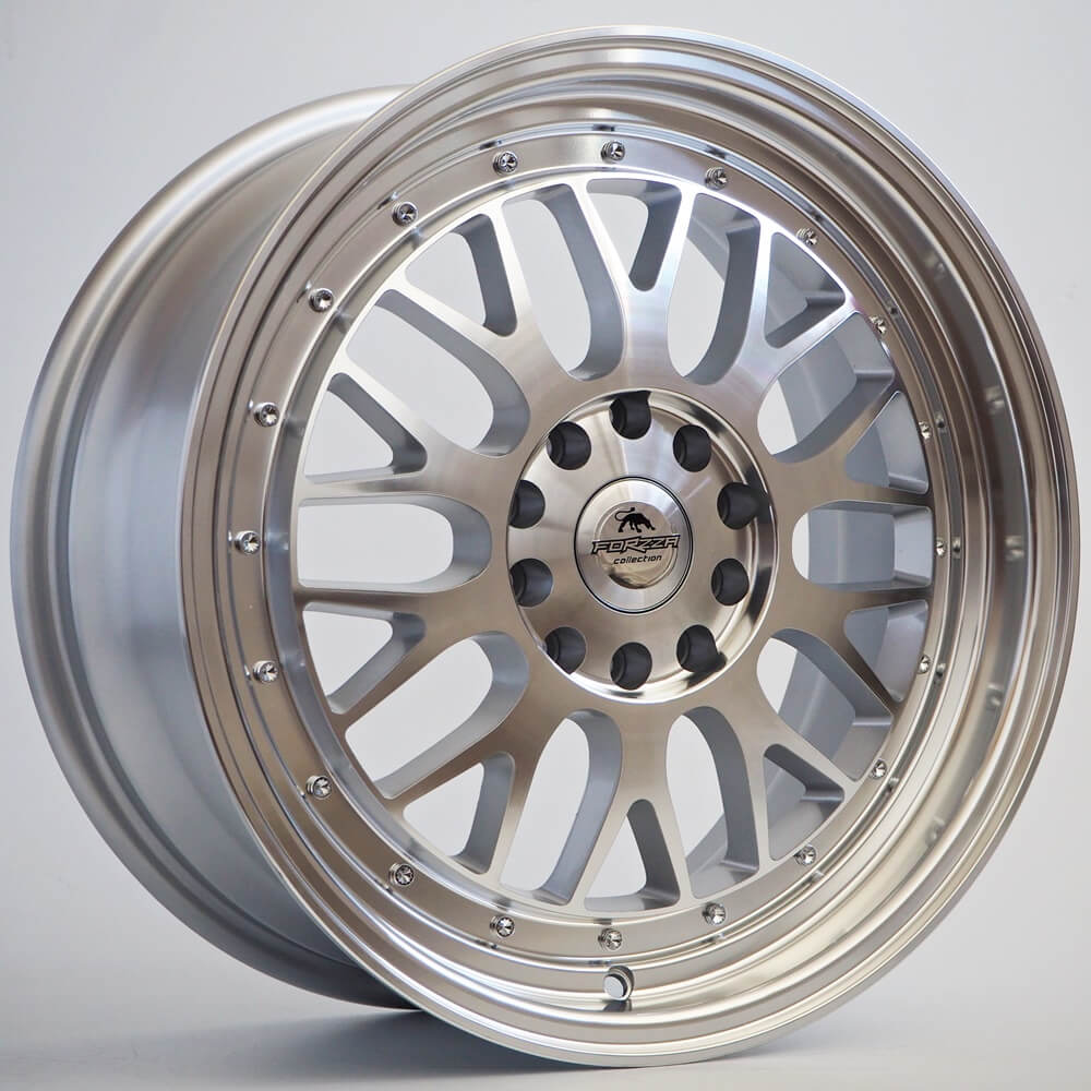 FORZZA Spot - Silver Face Machined alloy wheel