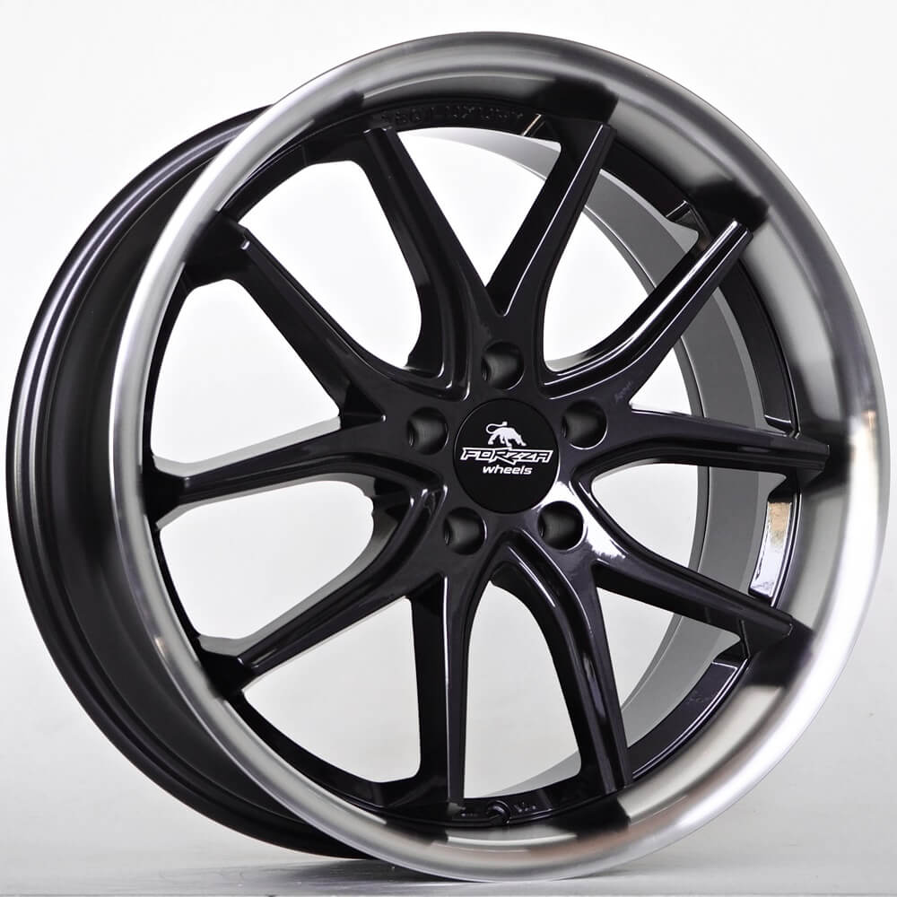 FORZZA Storm - Black Magic Lip Polished alloy wheel