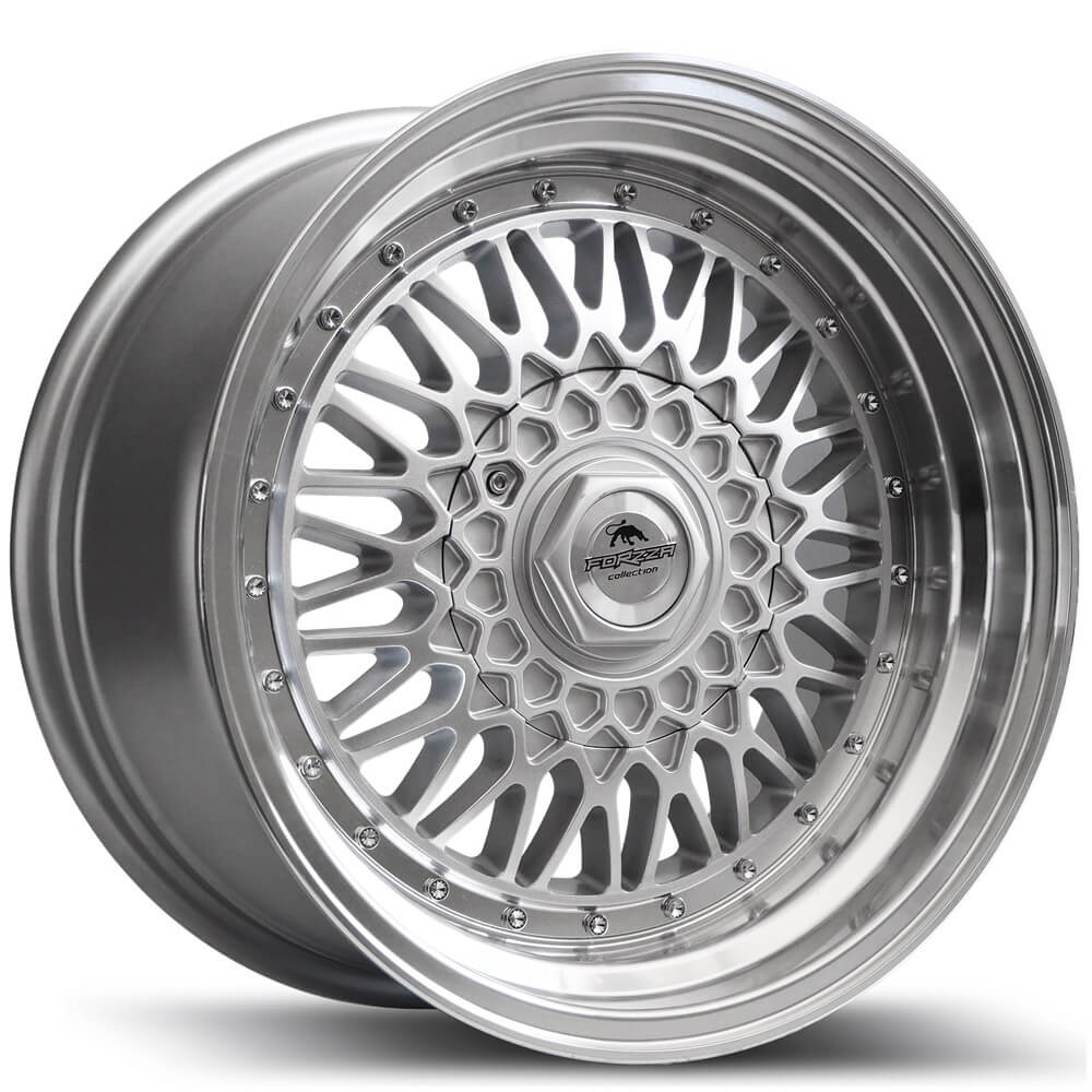 FORZZA Malm - Silver/lip Machined alloy wheel