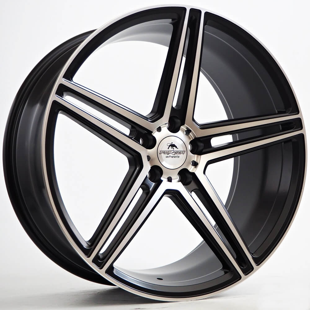 FORZZA Bosan - Black Matt Face Machined alloy wheel