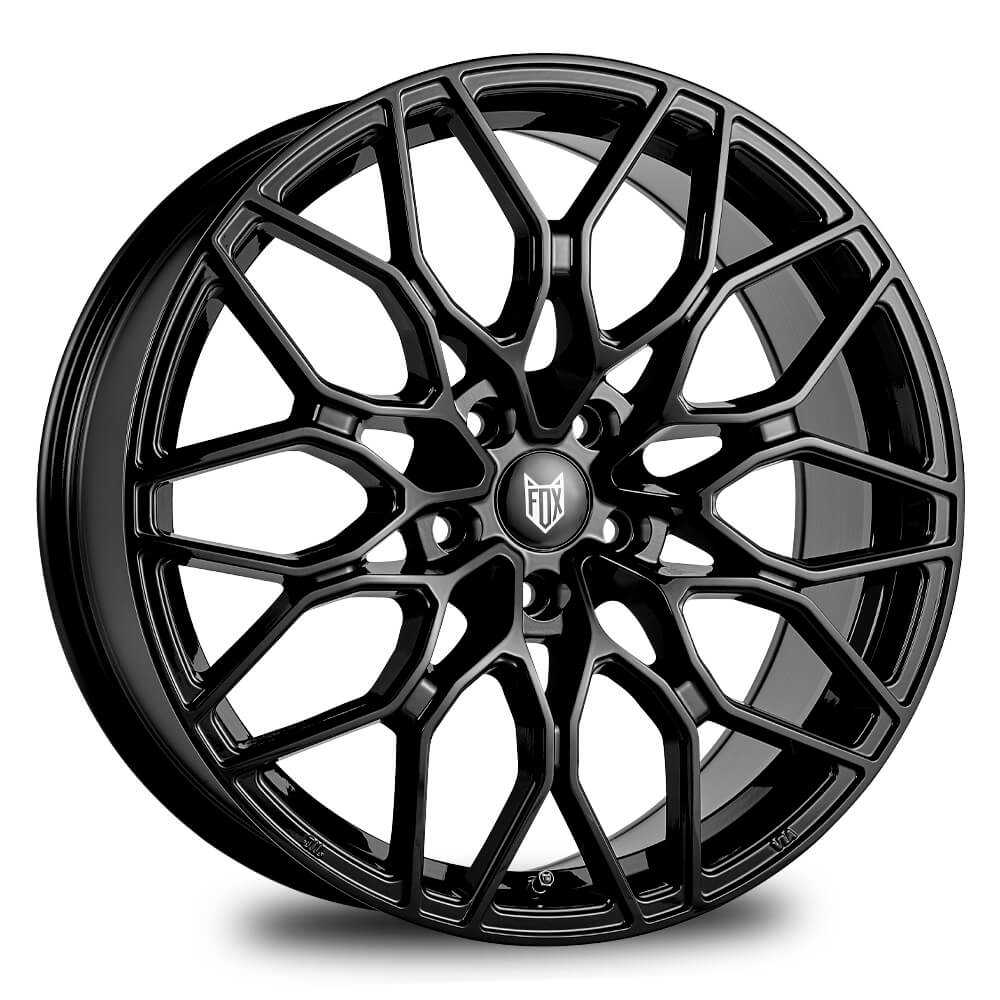 FOX FX9 - Gloss Black alloy wheel