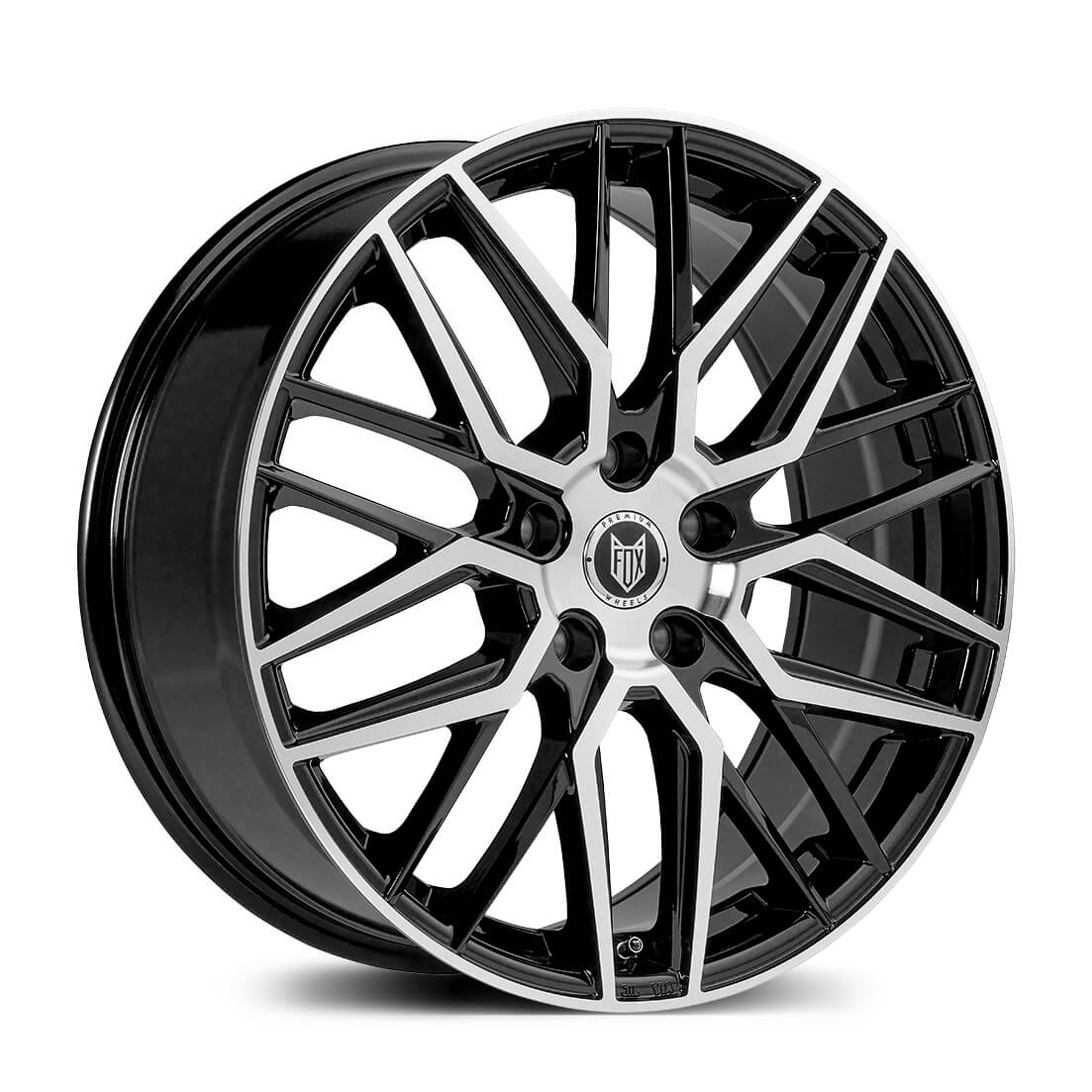 FOX BMAS1 - Black Polish alloy wheel