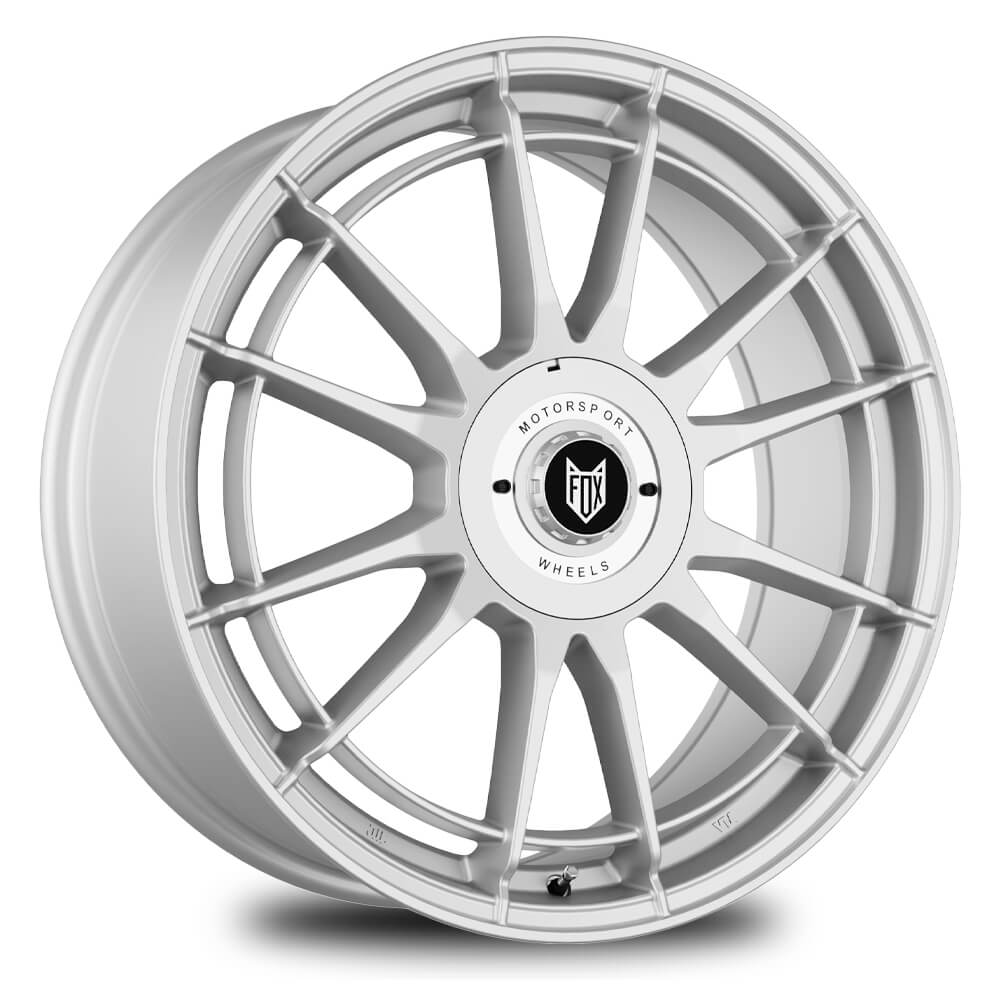 FOX VR4 - Ice Silver Polish Lip alloy wheel