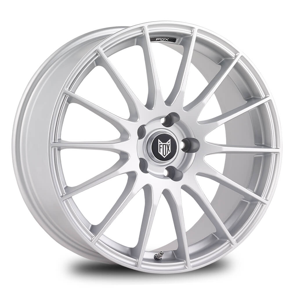FOX FX004 - Matt Ice Silver alloy wheel