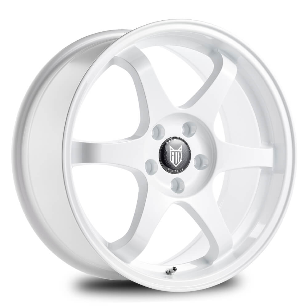 FOX PF5 - White alloy wheel