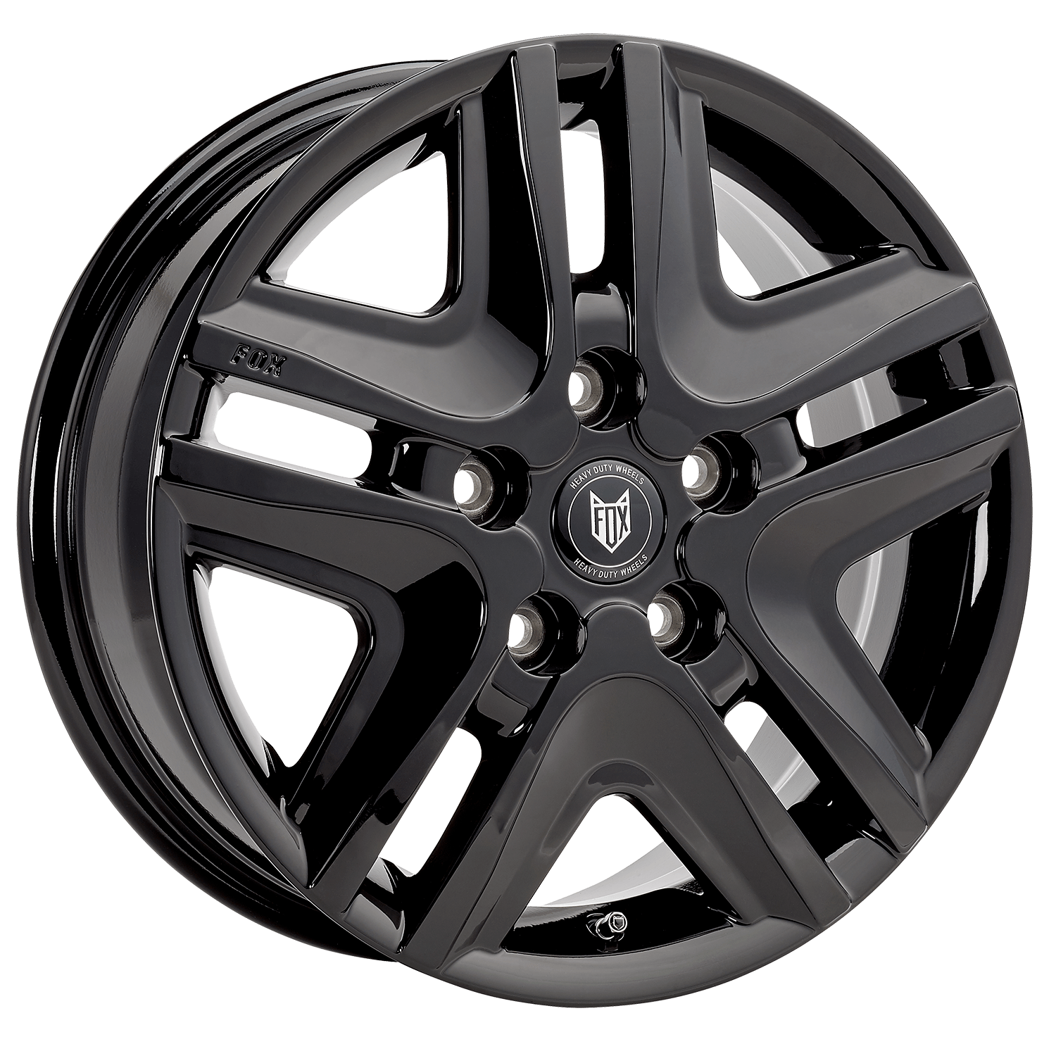 FOX OPUS - Gloss Black alloy wheel