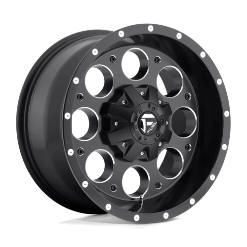 Fuel 1PC D525 REVOLVER - Matte Black Milled alloy wheel