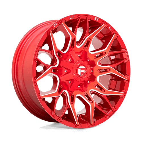 Fuel 1PC D771 TWITCH - Candy Red Milled alloy wheel