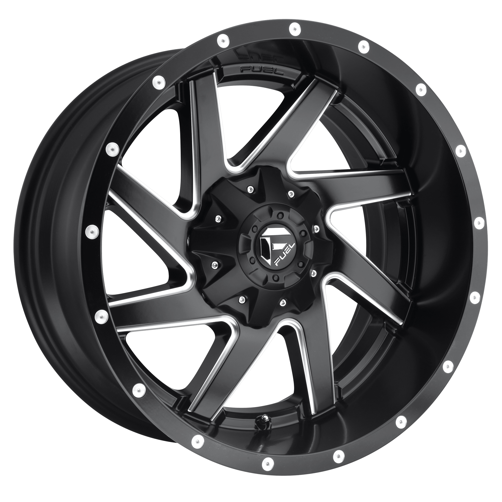 Fuel 1PC D594 RENEGADE - Matte Black Milled alloy wheel