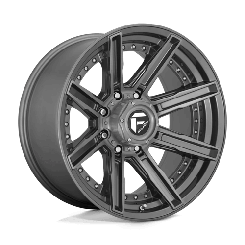 Fuel 1PC D710 ROGUE PLATINUM - Brushed Gun Metal Tinted Clear alloy wheel