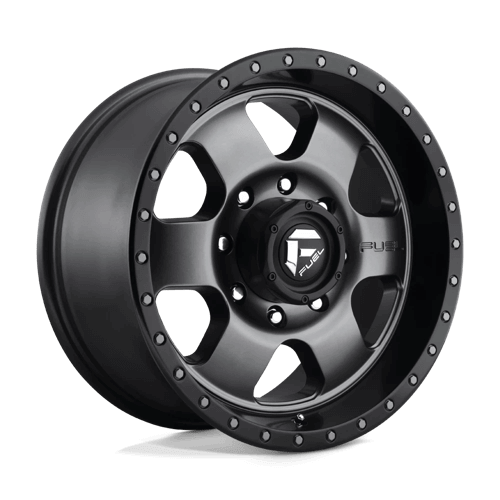 Fuel 1PC D619 PODIUM - Matte Gun Metal Black Bead Ring alloy wheel