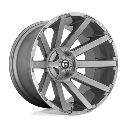 Fuel 1PC D714 CONTRA PLATINUM - Brushed Gun Metal Tinted Clear alloy wheel