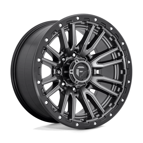 Fuel 1PC D680 REBEL - Matte Gun Metal Black Bead Ring alloy wheel