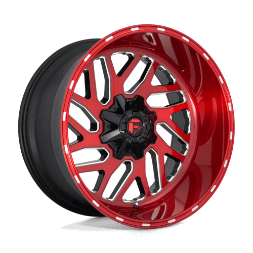 Fuel 1PC D691 TRITON - Candy Red Milled alloy wheel