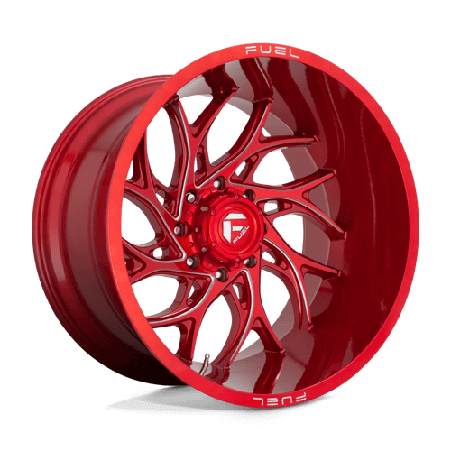 Fuel 1PC D742 RUNNER - Candy Red Milled alloy wheel