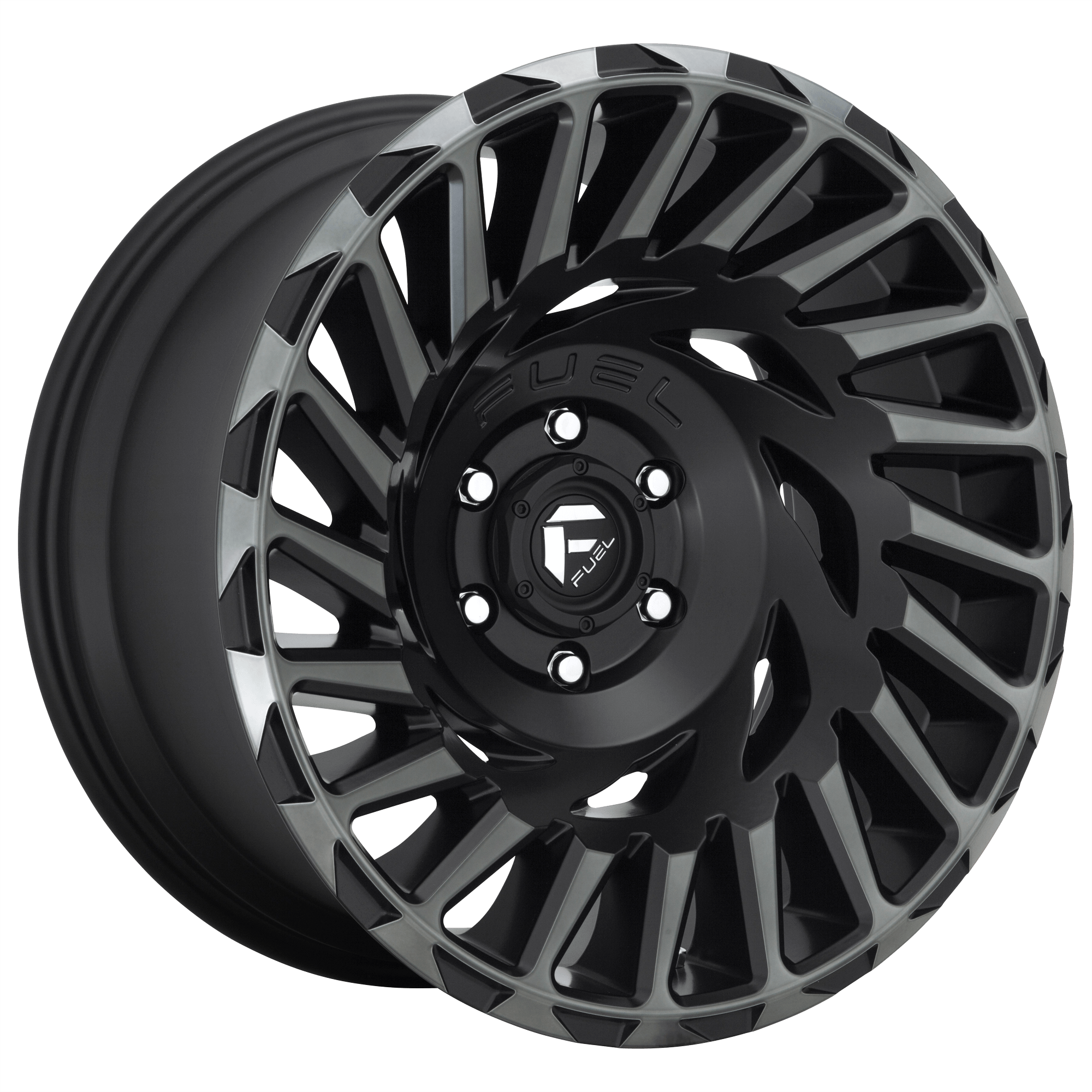 Fuel 1PC D683 CYCLONE Matte Machined Double Dark Tint Alloy Wheels