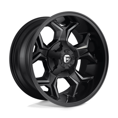 Fuel 1PC D605 AVENGER - Matte Black Double Dark Tint alloy wheel