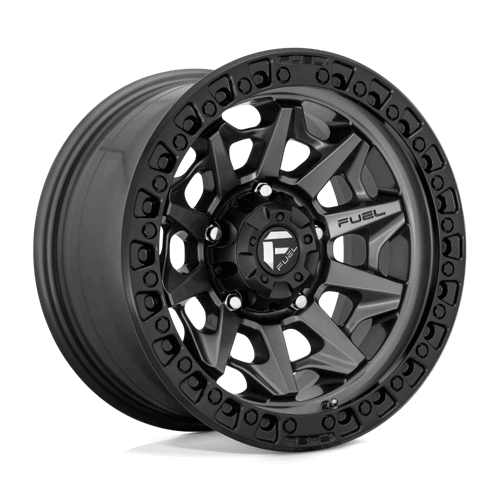 Fuel 1PC D716 COVERT - Matte Gun Metal Black Bead Ring alloy wheel