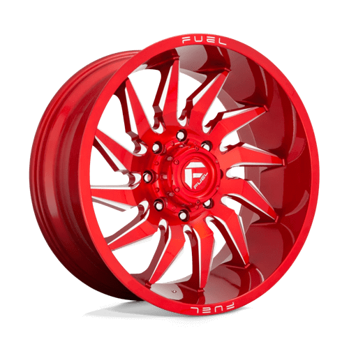 Fuel 1PC D745 SABER - Candy Red Milled alloy wheel
