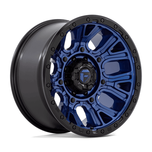 Fuel 1PC D827 TRACTION - Dark Blue W/ Black Ring alloy wheel