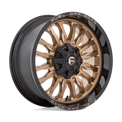 Fuel 1PC D797 ARC - Platinum Bronze W/ Black Lip alloy wheel