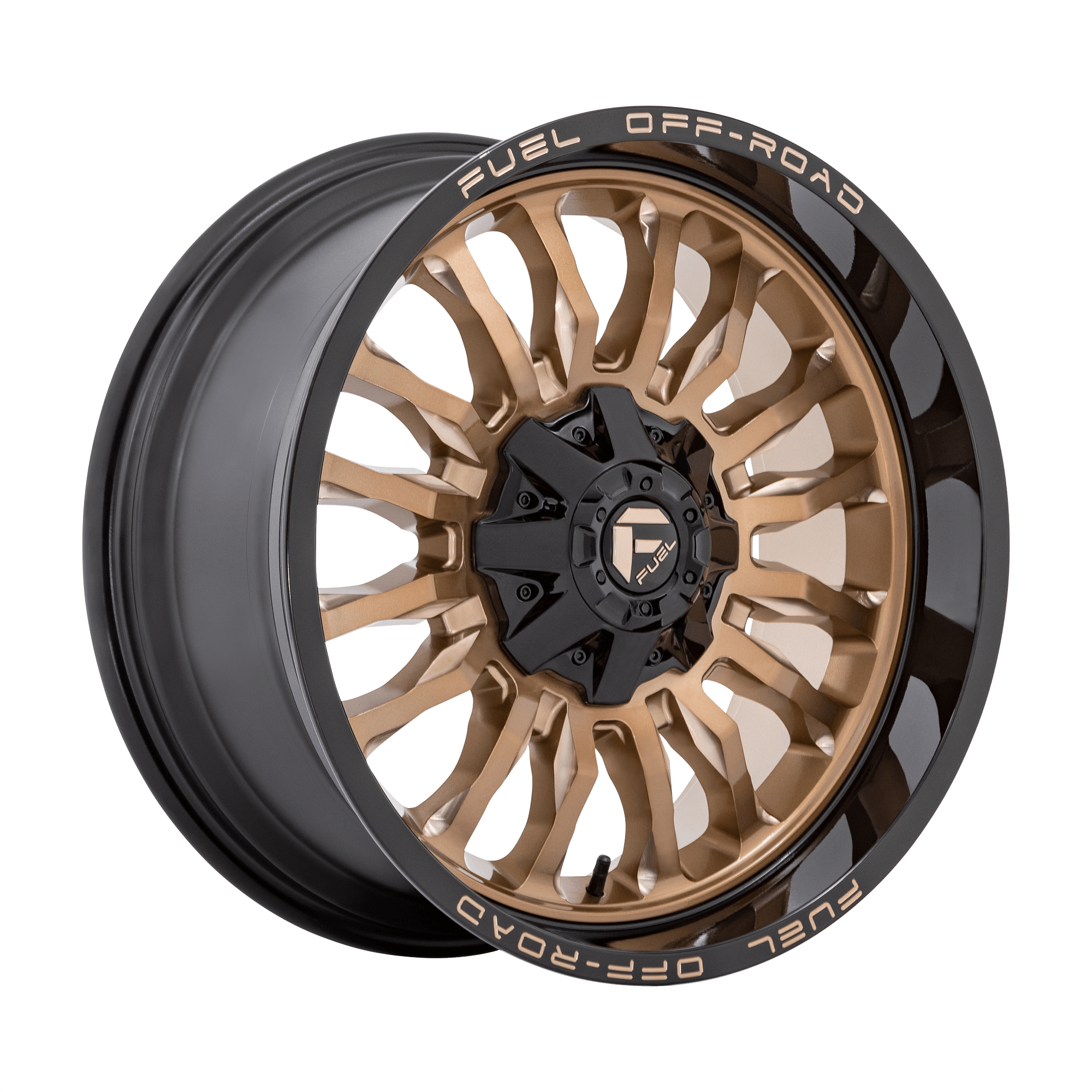 Fuel 1PC D797 ARC - Platinum Bronze W/ Black Lip alloy wheel